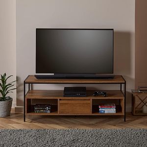 MAYHOME Modular <strong>TV</strong> Television Storage Cabinet <strong>Unit</strong>, <strong>Brown</strong> - Product Image 2