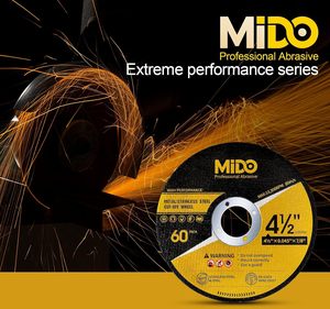 Disco de Corte de 4-1/2 <span class=keywords><strong>Pulgadas</strong></span> (115 mm) para Metal y Acero Inoxidable, para <span class=keywords><strong>Amoladora</strong></span> Angular, EN12413, Fabricante OEM, Logotipo Personalizado - Product Image 5