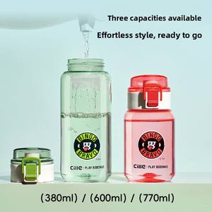 Borraccia Tritan Hilo per Bambini e Studenti, Portatile, per Sport all'Aperto, con Beccuccio Diretto e Infusore per Tè Rimovibile - Product Image 4