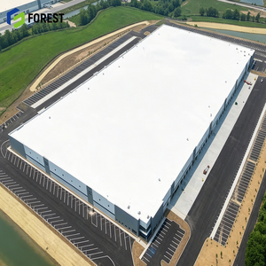 Seismic Proof Pre Engineered Steel Structure Industrial Warehouse Wide Span Material Logistics <b>Hub</b> Facility - Product Image 1