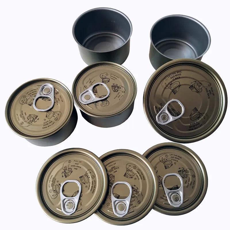 Barattoli per contenitori per vasi cosmetici in alluminio vuoti all'ingrosso barattoli di caramelle rotondi in metallo per labbra con coperchio a vite