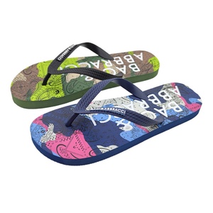 Chanclas con Estampado Paisley Colorido, Sandalias de Playa Unisex con Diseño de Bandana, Correa con Logotipo Personalizado, Pantuflas de Verano, Suministro al por Mayor de Fábrica - Product Image 1