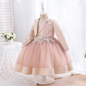 Ropa de la mejor calidad para niños, vestidos de Pascuas, bata de manga larga, colección de princesas para niñas pequeñas, 2022 - Product Image 1