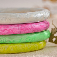 Bracelet Multicolore Tendance en Acier Inoxydable Émaillé Étanche pour Femme XY 3997 Nouvelle Collection Été 63mm