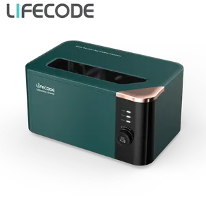 Limpiador ultrasónico Digital portátil con uso de cesta para joyería/dental/lente/gafas Mini limpiador ultrasónico