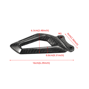Motocicletas <span class=keywords><strong>1000RR</strong></span> accesorios reposapiés placa almohadilla fibra de carbono reposapiés Pedal alfombrillas cubierta para <span class=keywords><strong>BMW</strong></span> S1000RR 2019-2023 - Product Image 2