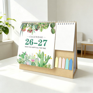Calendrier de bureau personnalisé en anglais, planificateur multifonctionnel, calendrier de <span class=keywords><strong>poche</strong></span>, calendrier de bureau, agenda de bureau - Product Image 1