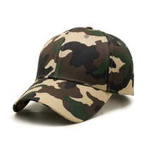 Logotipo personalizado al aire libre táctico camuflaje caza sombrero 6 paneles gorra de béisbol