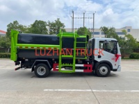 Camion à ordures Foton de petite taille, 3-12 m³, de haute qualité, à chargement latéral, compacteur diesel pour la collecte des déchets