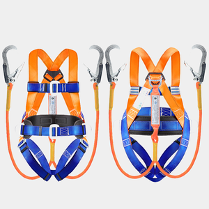 สายรัดเพื่อความปลอดภัยเต็มตัวทำจากโพลีเอสเตอร์สายรัดนิรภัยสำหรับปีนเขาในอุตสาหกรรม - Product Image 1