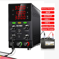 Alimentation électrique à découpage CC réglable NICE-POWER SPS3010C 24V 30V 10A, régulateur de tension de charge de batterie, protection contre les surintensités et les courts-circuits