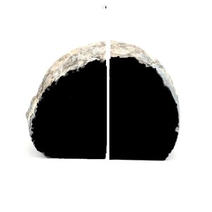 Vente en gros de serre-livres en cristal d'agate noire de qualité supérieure Feng Shui en pierre naturelle sculptée pour étagères Chakra Healing - Product Image 3