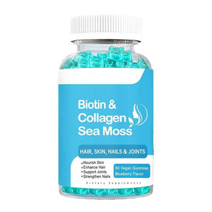 Gomitas de Biotina con Colágeno, Musgo Marino, Clorofila y Queratina para Cabello, Piel, Uñas y Articulaciones, Vitaminas de Belleza - Blanqueamiento de Piel para Adultos - Product Image 2