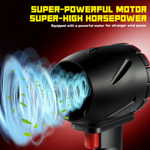 Déesse électrique CFJ016 noir 1600g sans brosse sans fil Turbo ventilateur Jet Air Blower Handheld 18V Li-Battery Pin DIY industriel - Product Image 4
