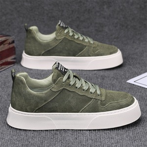 Men's 2025 Spring New Soft- Outsole Breathable Comfortable Color-<b>Blocked</b> Lace-Up Anti-Slippery Sneakers Versatile Shoes - Product Image 2