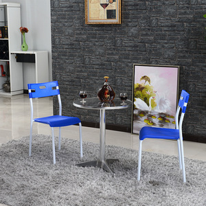 Chaises <span class=keywords><strong>de</strong></span> terrasse pour restaurant, design contemporain, plastique jaune, modèle KS KS10, mobilier pour la maison, restaurant, café, vente en gros - Product Image 5