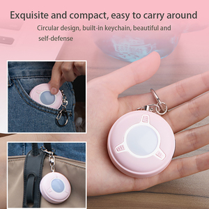 Alarme de sécurité personnelle rechargeable 130 dB haute sensibilité en ABS, idéale pour étudiants et femmes, anti-agression, appel d'urgence - Meilleure vente - Product Image 3