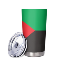 Gobelet isotherme 20oz en acier inoxydable avec couvercle, motif drapeau de la Guyane, le plus vendu, idéal pour le café, convient aux hommes et aux femmes