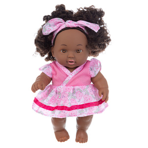 Adorable poupée Reborn en vinyle tie-dye noir de 8 pouces, jouet pour enfants, compagnon de confort - Product Image 4