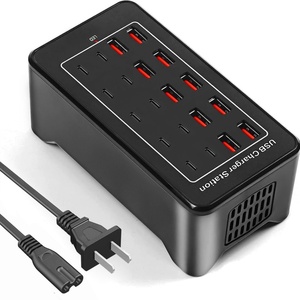 Estación de Carga <span class=keywords><strong>USB</strong></span> de Escritorio Multifunción de 100W y 20 Puertos para Teléfonos Inteligentes, Tabletas, <span class=keywords><strong>C</strong></span>ámaras, Auriculares - Product Image 1