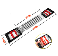 NAJA Appareil de musculation portable à cinq ressorts pour la poitrine, poignée de musculation en acier pour les poignets, entraînement en intérieur, capacité 1-3 kg