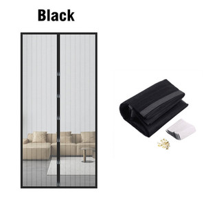 Cortina Mosquitera Magnética Moderna de Poliéster con Rayas para Puerta, sin Perforaciones, Venta al Por Mayor - Product Image 1