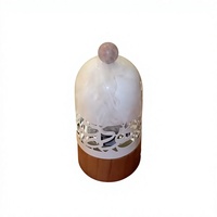 Brûleur d'encens traditionnel arabe Bakhoor Mabkhara avec dôme décoratif en calligraphie pour Oud et parfum d'intérieur