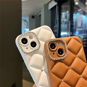 Custodia per telefono galvanica 3D bling diamond 13 pro max fodera in oro trapuntata cover per cellulare alla moda per <span class=keywords><strong>iphone</strong></span> <span class=keywords><strong>11</strong></span> 12 13 pro - Product Image 4