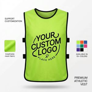 Custom logo Promotional Football Basketball Marathon Team <b>Bibs</b> Wholesale Polyester Sports <b>Training</b> Vest - Product Image 4