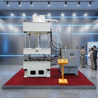 Prensa Hidráulica de Cuatro Columnas de 250T, Controlada por PLC, de Alta Velocidad, Multifuncional, para Producción de Bloques/Ladrillos de Sal con Motor y Bomba