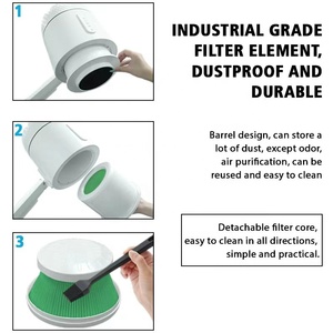 2028 Nail Supplies Beauty Salon Equipment Strong Suction Manicure Table Vacuum Pedicure Professional Quiet Nail Dust Collector - Product Image 2