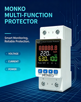 Protecteur de tension et de courant intelligent Wi-Fi monophasé (stabilisateur de tension à relais) capacité 10 KVA avec affichage LED automatique