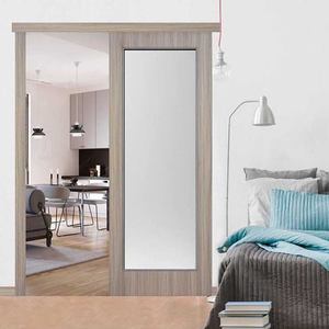 Portes <span class=keywords><strong>de</strong></span> <span class=keywords><strong>grange</strong></span> miroir pour l'intérieur <span class=keywords><strong>de</strong></span> la maison, conçues avec une <span class=keywords><strong>porte</strong></span> en bois massif et un placage en verre pour la salle <span class=keywords><strong>de</strong></span> bain - Product Image 5
