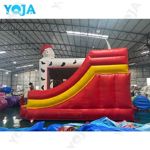 Château <span class=keywords><strong>gonflable</strong></span> commercial extérieur en PVC pour enfants, motif <span class=keywords><strong>vache</strong></span> de ferme amusant, idéal pour les fêtes - Product Image 3