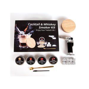 Cocktail <strong>Smoker</strong> Kit With Torch Wood <strong>Whiskey</strong> <strong>Smoker</strong> 4 Kinds of Wood Chips Infuse Kit Set Wine Drink for <strong>Whiskey</strong> Stone - Product Image 3