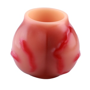 Funda de silicona con nudo canino de dos tamaños para hombres, para retrasar la eyaculación, con orificio. - Product Image 5