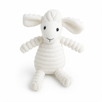 Jouet interactif pour chien et chat, en peluche douce, agneau, renard, lion, 40 cm, avec son