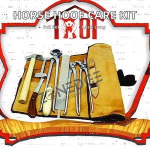 Kit de Herramientas Profesional para Herradores de Caballos, Cuidado de Pezuñas, Acero Inoxidable para Animales Grandes, Incluye Herramientas Reutilizables - Product Image 2