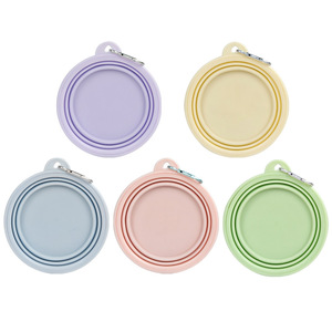Foldable Pet Bowl Rounded Shape For <b>Cats</b> And Dogs Outdoor Travel Feeding Convenient Storage - Product Image 3