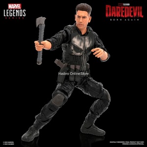 Figura de Anime de PVC de <span class=keywords><strong>Daredevil</strong></span> Born Again Punisher de la Serie Marvel Legends de Hasbro, Escala 1:12, 15 cm, Nuevo Modelo de Juguete de Plástico en Preventa - Product Image 5