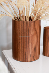 Produit en bois taille personnalisée vase à fleurs et hôtel avec chambre et jardin produit table décorer bureau à vendre - Product Image 4