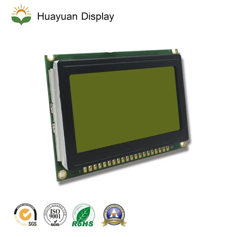 128x64 LCD Module 2.7 inch color orange good price and quality