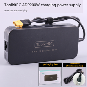 ToolkitRC ADP200 AC Power Adapter 200W XT60 <b>Plug</b> Output 19.5V 10.3A RC Airplane LiPo Battery Charger Plastic - Product Image 4