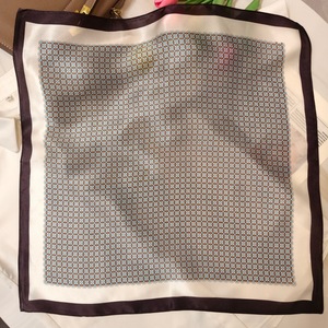 Pañuelo cuadrado unisex de seda de morera 100% auténtica para hombre y mujer, 53x53cm, pañuelo versátil. - Product Image 1