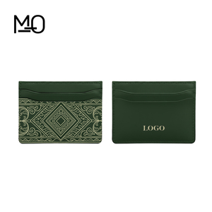 Customized Debossing Pattern PU Leather RFID Blocking Slim <strong>Wallet</strong> For Men And Women Personalized Logo Embossed Cardholder - Product Image 4