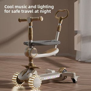 <span class=keywords><strong>Patinete</strong></span> de Juguete para Niños de 1 a 6 Años, Apto para Niños y Niñas, Se Puede Empujar o Conducir, <span class=keywords><strong>Patinete</strong></span> de Empuje - Product Image 4