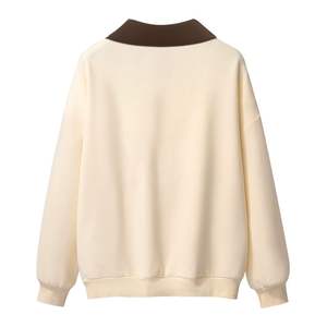 Felpe Pesanti Neutre all'Ingrosso da 300 Grammi, Produttori di Felpe con <span class=keywords><strong>Collo</strong></span> <span class=keywords><strong>a</strong></span> <span class=keywords><strong>Polo</strong></span> per Uomo, Spesse e Personalizzabili con Ricamo - Product Image 6