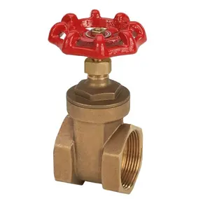 Medium Gewicht Messing Gate Valve 1/2 "-4"