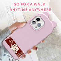 HGD Coque de téléphone portable simple et mignonne en EVA de haute qualité Mini Mouse 2024 pour iPhone 11 12 13 14 15 16 Pro Max X Xs Xr