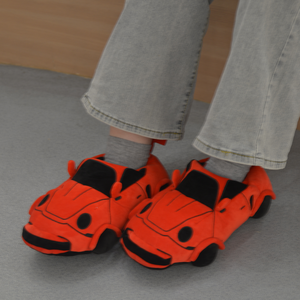 Autumn Winter Racing <strong>Car</strong> Cotton Plush Fur <strong>Slippers</strong> Toe Soft Outdoor Platform Design Comfortable Anti-Slip Pantoufles Voitures - Product Image 6